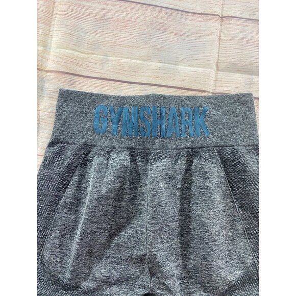 Gymshark Women's High Waisted Athletic Workout Leggings In Grey Marl - Large - Picture 12 of 12